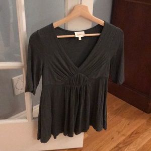 Deletta v neck shirt.  Anthropologie